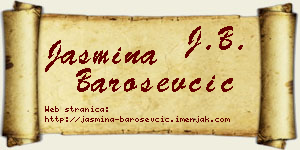 Jasmina Baroševčić vizit kartica